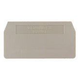 Weidmuller Partition plate, d/beige, 30.5 x 59.5 x 2mm Weidmuller